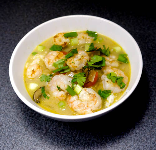 Thai Coconut Soup with Shrimp